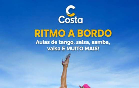 Costa Dancando a bordo 2027 Buenos Aires Montevideu Itajai
